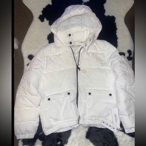 Calvin Klein White Puffer jacket